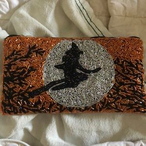 Kirk’s Folly Beaded Witch Clutch Bag